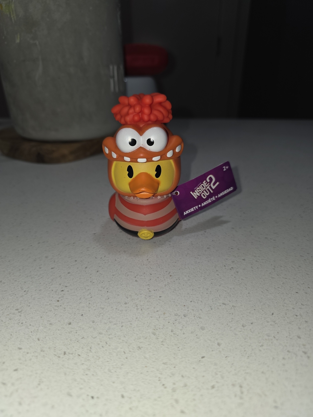 Inside Out 2 Orange Anxiety Duck Figure Disney Parks